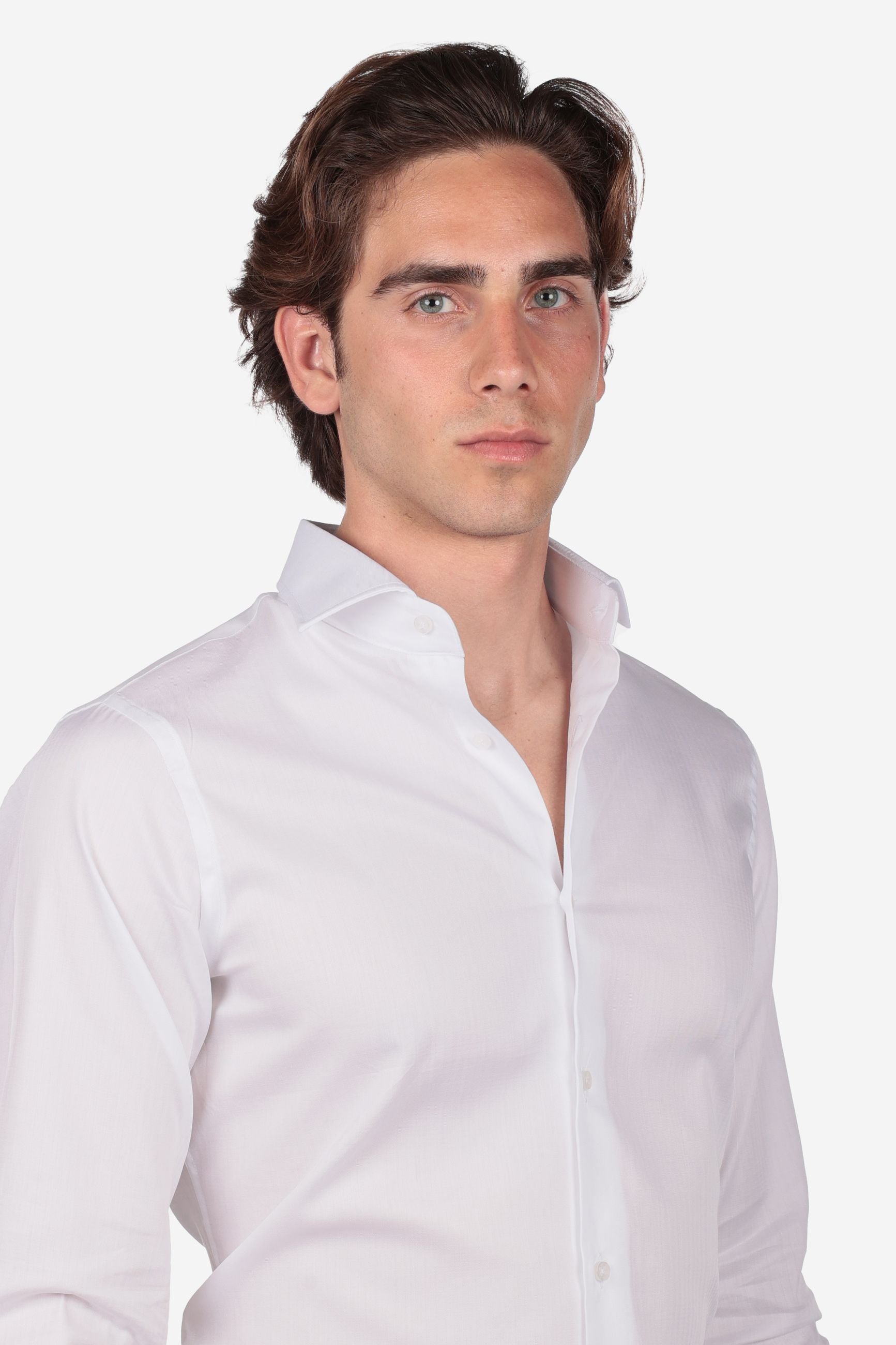 Camicia 100% cotone spiga