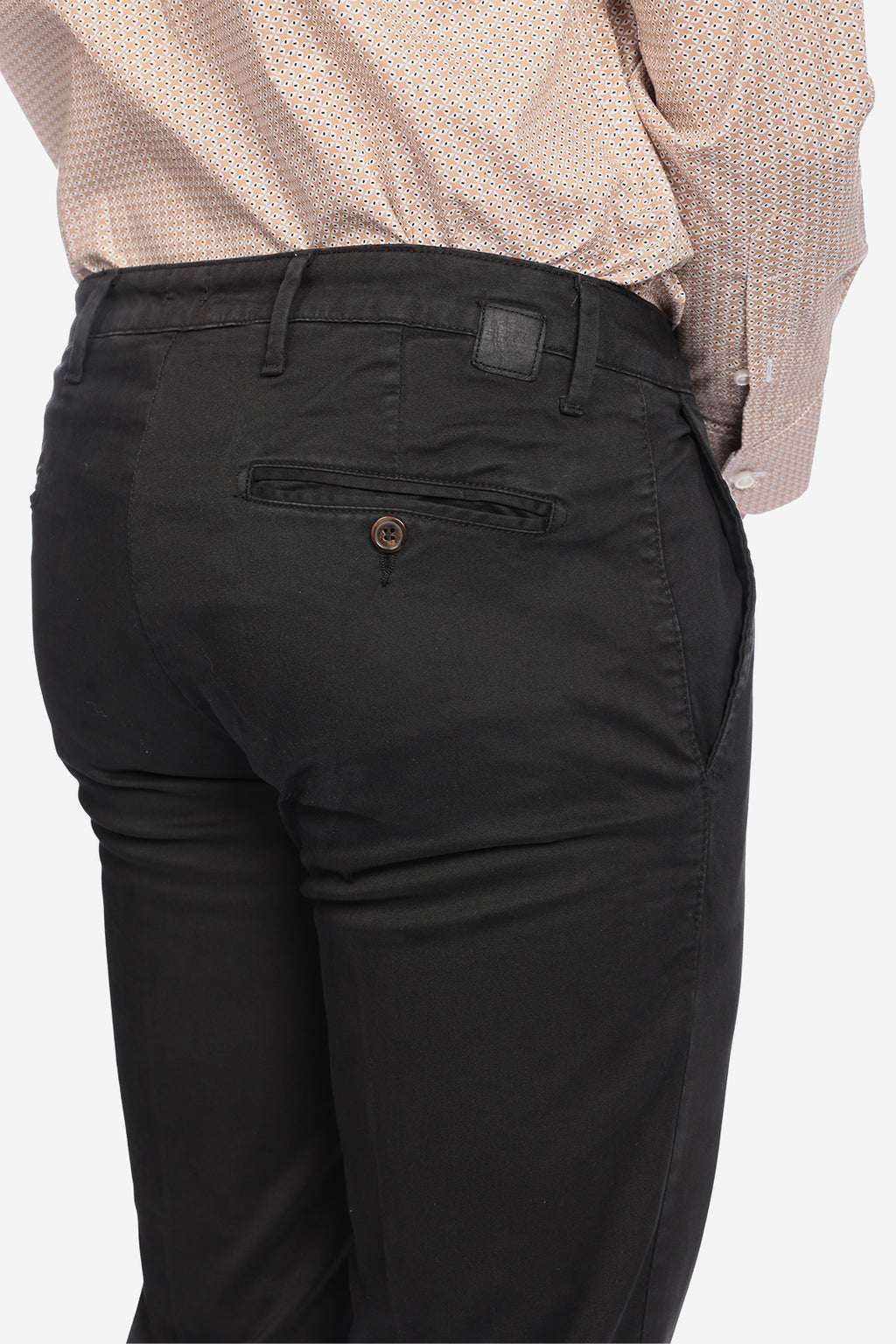 Pantalone in raso di cotone caldo