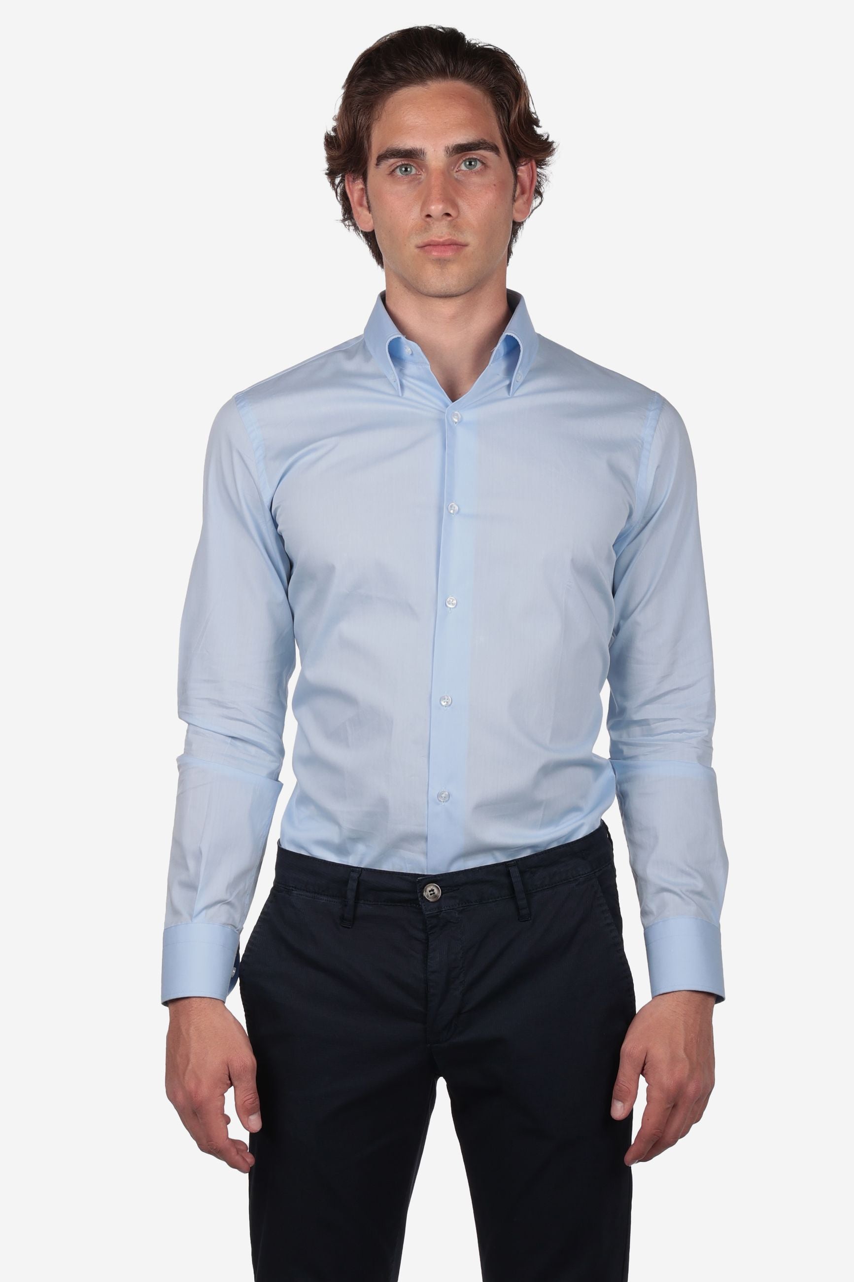 Camicia 100% cotone botton down twill