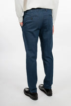 Pantalone in cotone caldo spigato