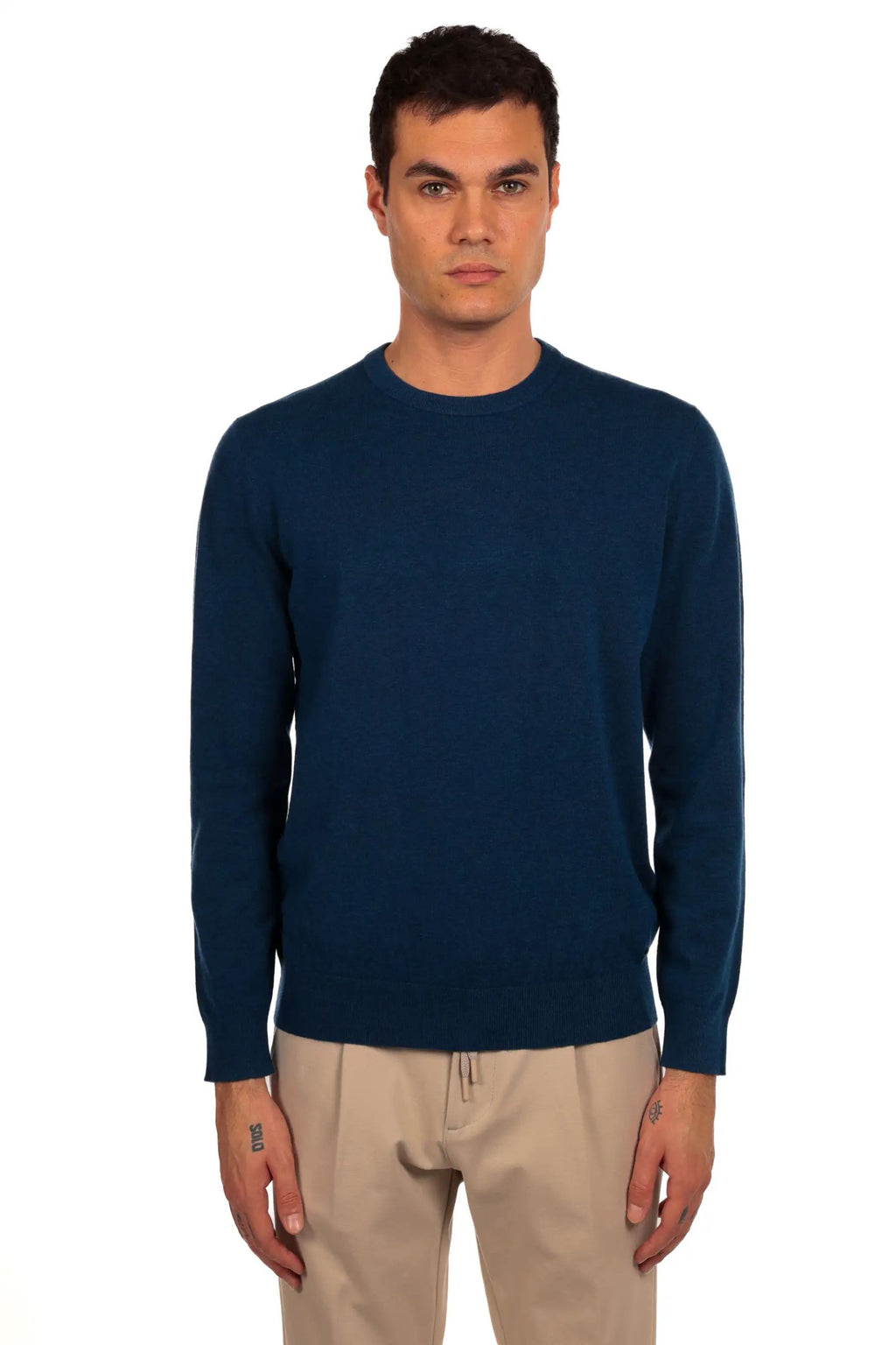 Maglia girocollo in viscosa