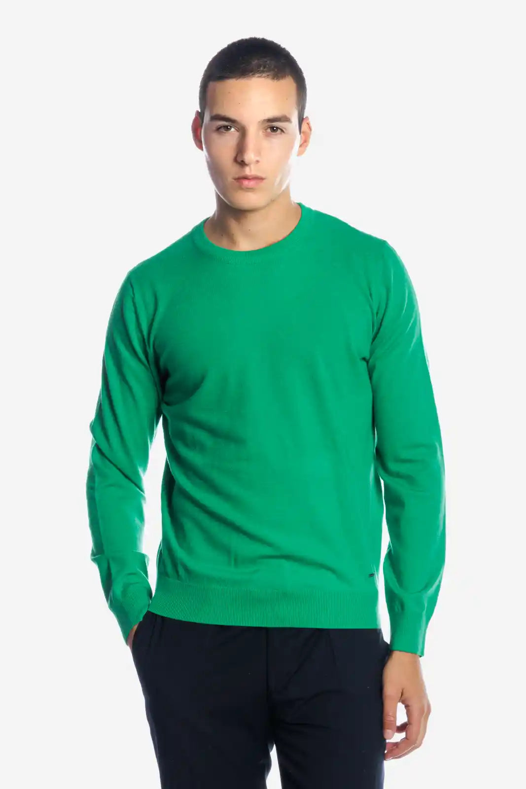 Maglia girocollo in viscosa