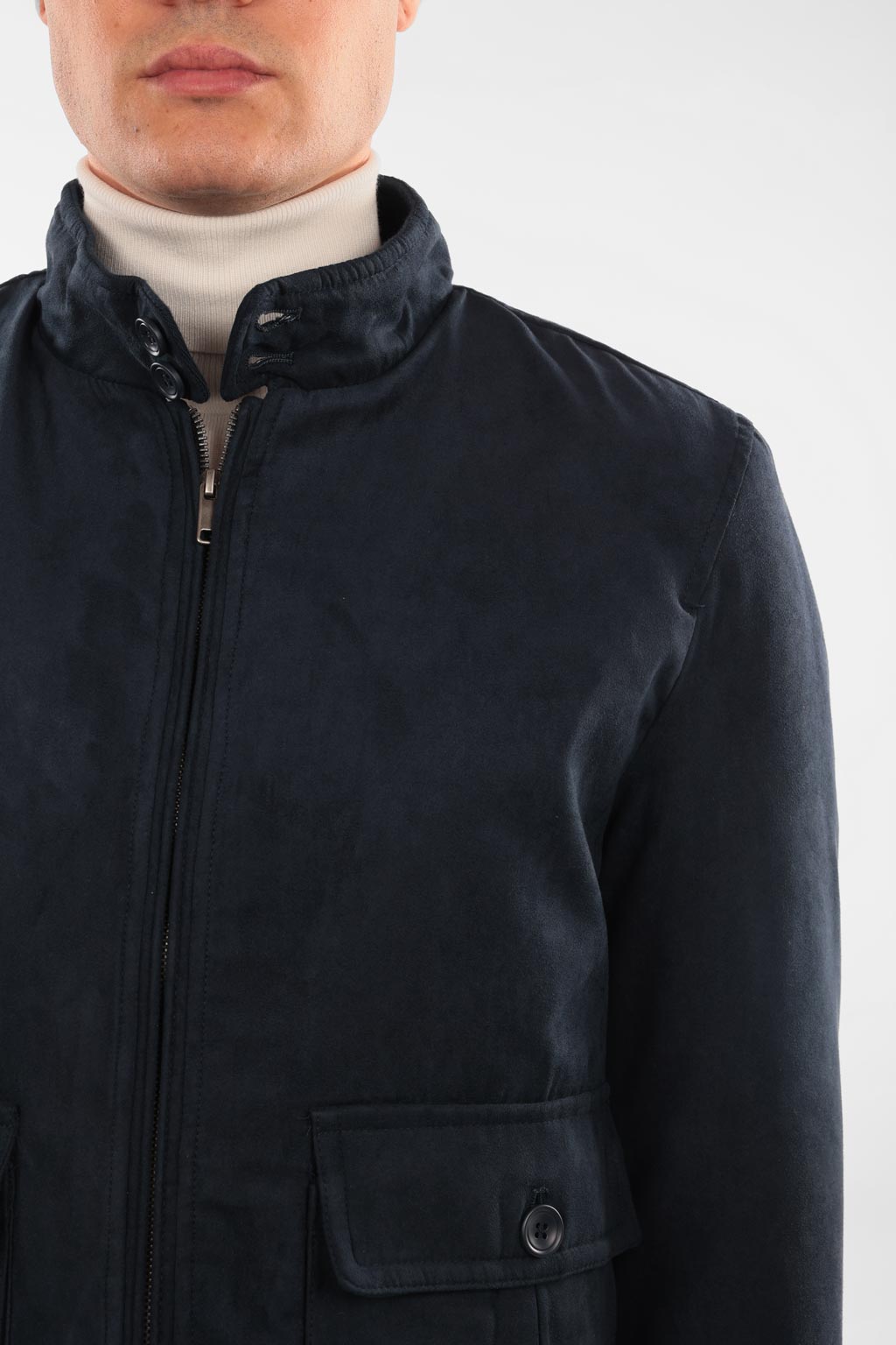 Giubbotto in alcantara