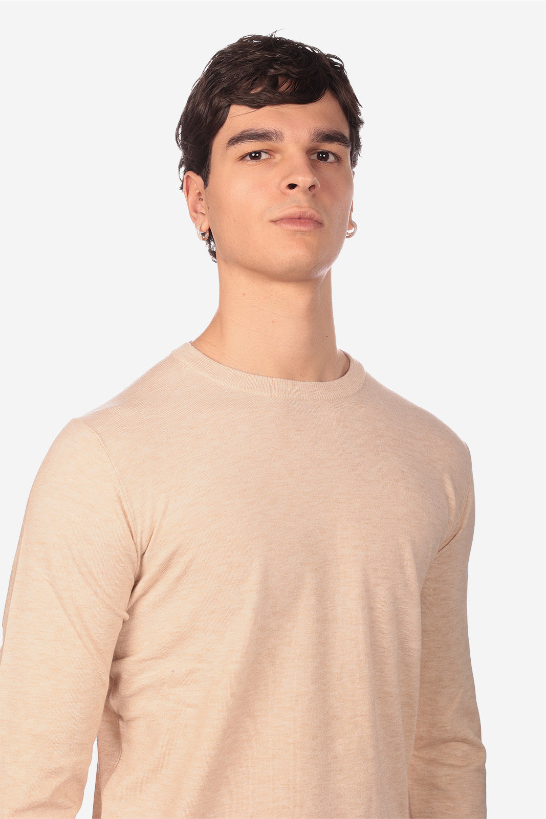 Maglia girocollo in viscosa