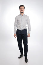 Camicia facile stiro a fantasia petali