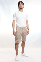 Bermuda Uomo in Cotone Made in Italy con Stampa Vespa Special