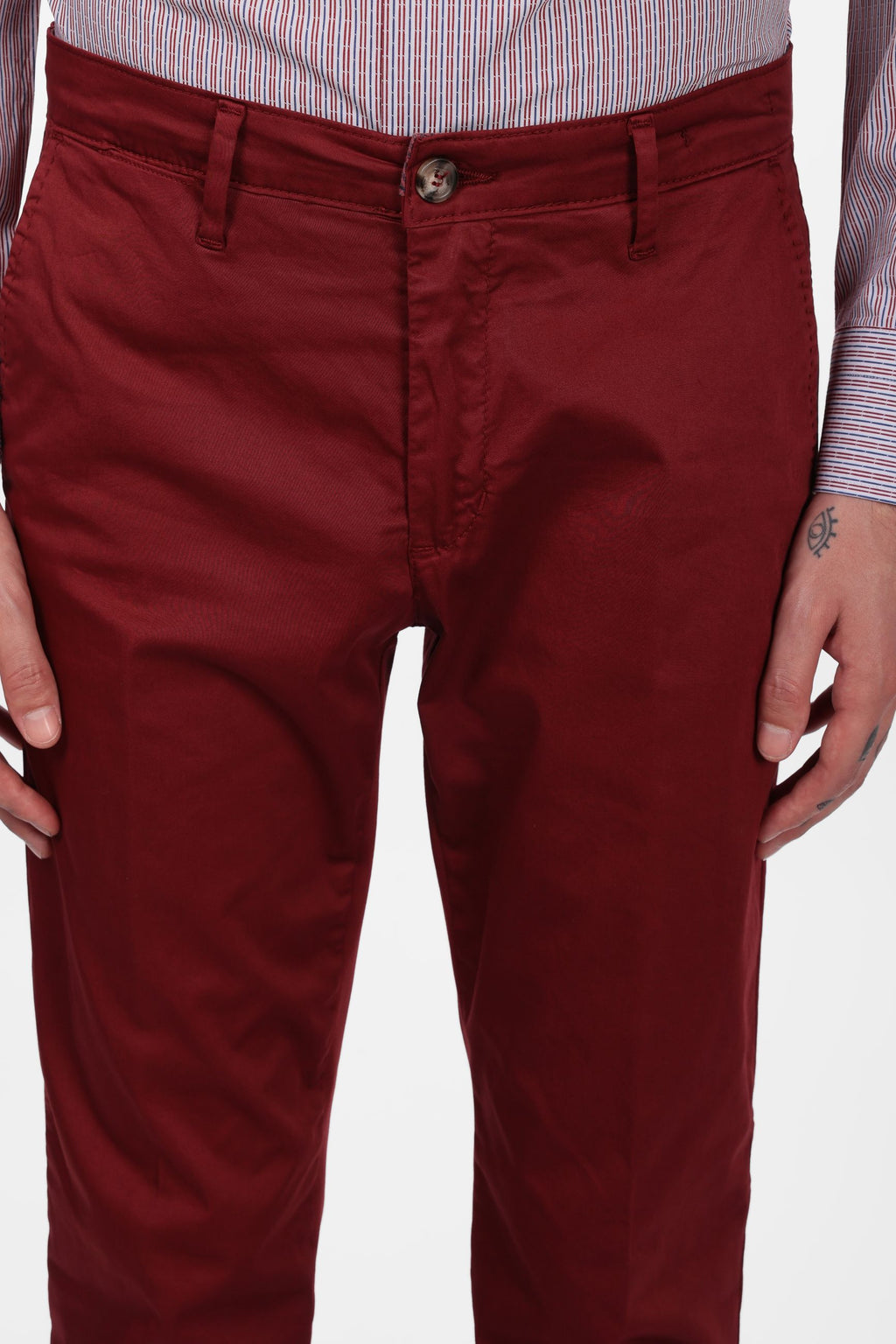 PANTALONE IN RASO DI COTONE