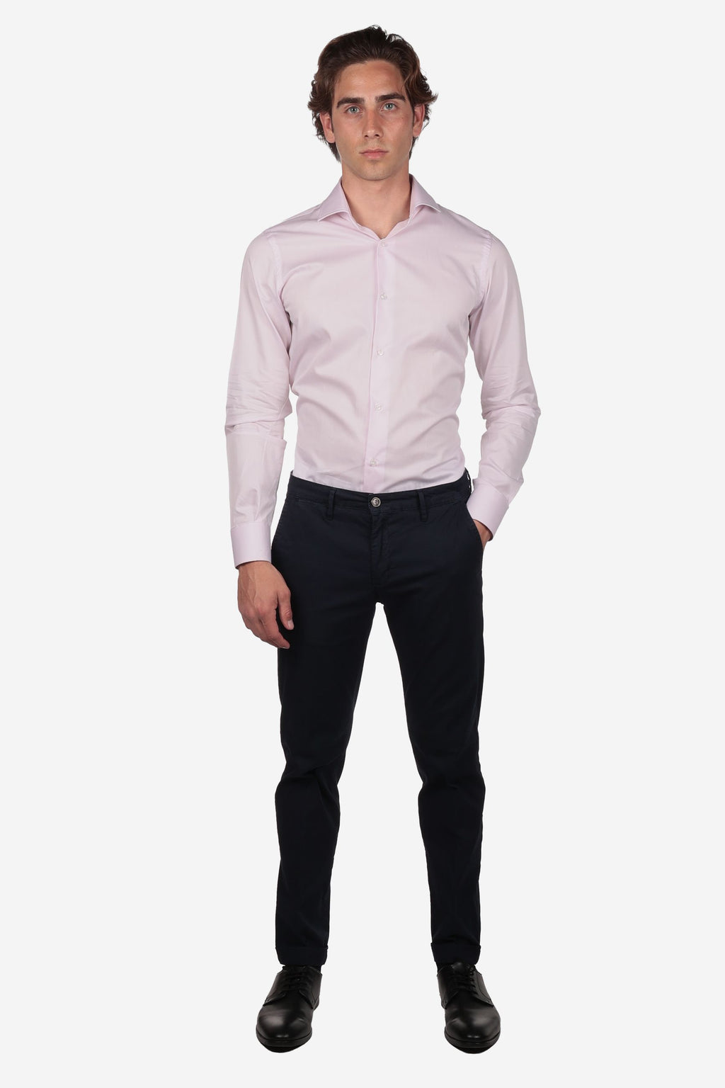 Camicia 100% cotone tinta unita